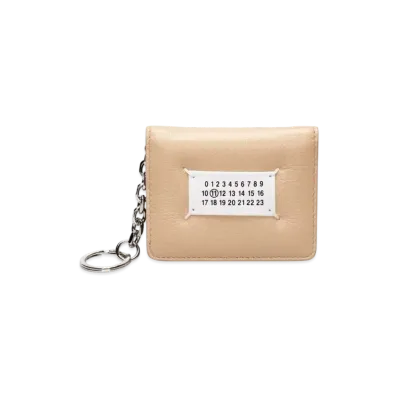 Maison Margiela 4-Stitches Zip Wallet "Beige"