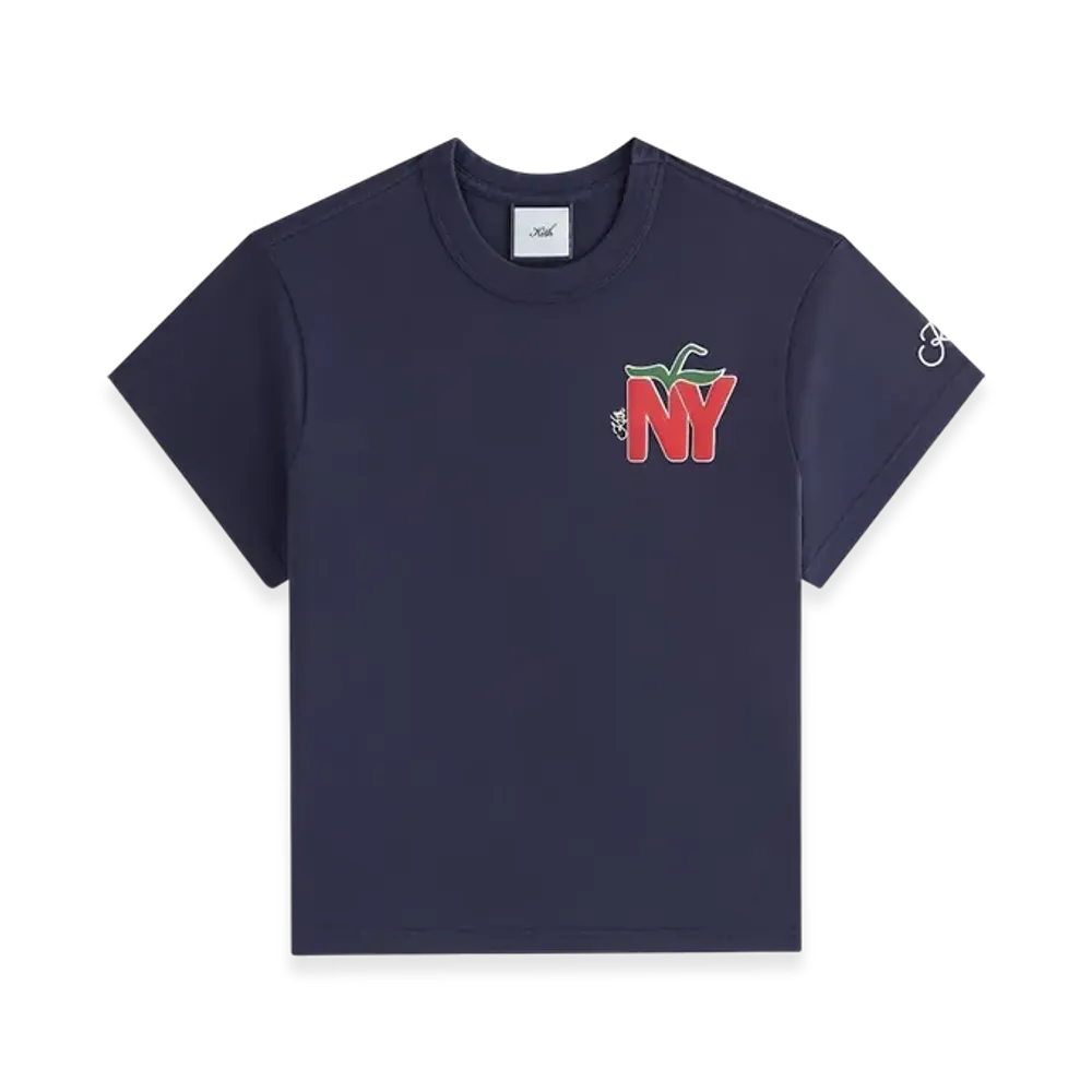 Kith Women's Mulberry NY Apple Vintage Tee "Nocturnal"