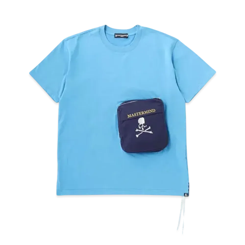 mastermind WORLD Bag Pocket SS Crewneck 1 "Sky Blue"
