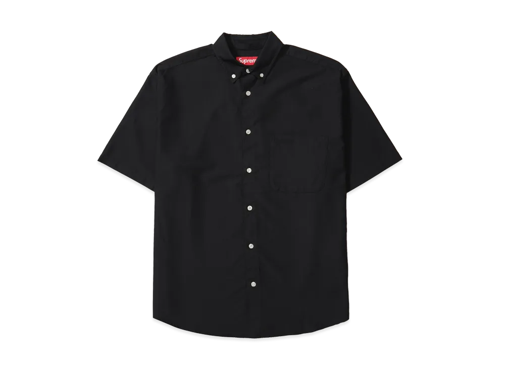 Supreme Loose Fit Oxford S/S Shirt (26SS) "Black"