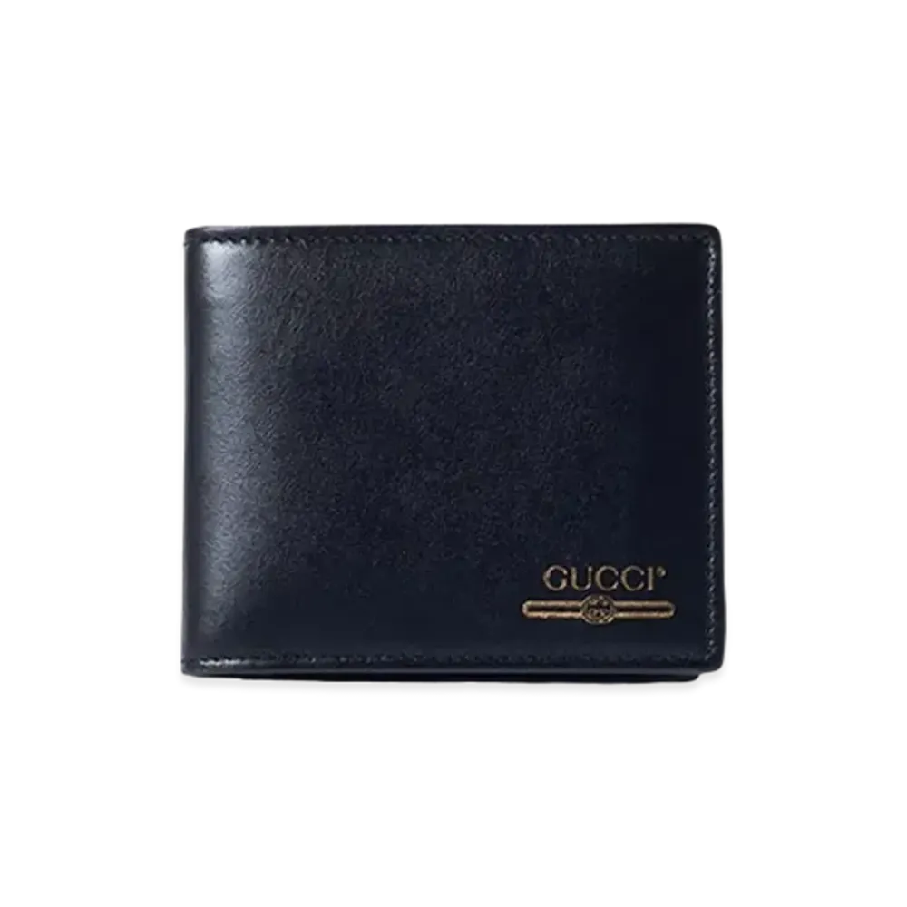 GUCCI Bi-Fold Long Wallet Leather "Black"