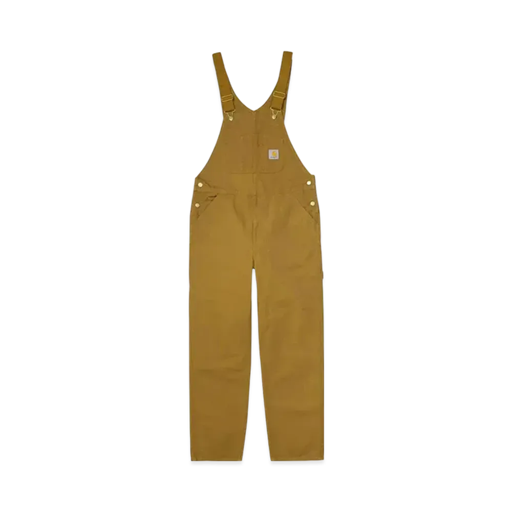 Carhartt WIP Bib Overall "Rinsed Hamilton Brown"