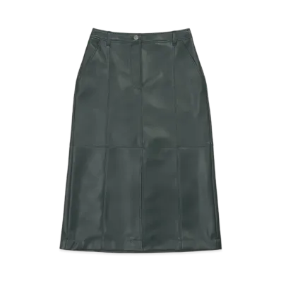 Paul Smith Women's Faux Leather Tight Skirt "Black"