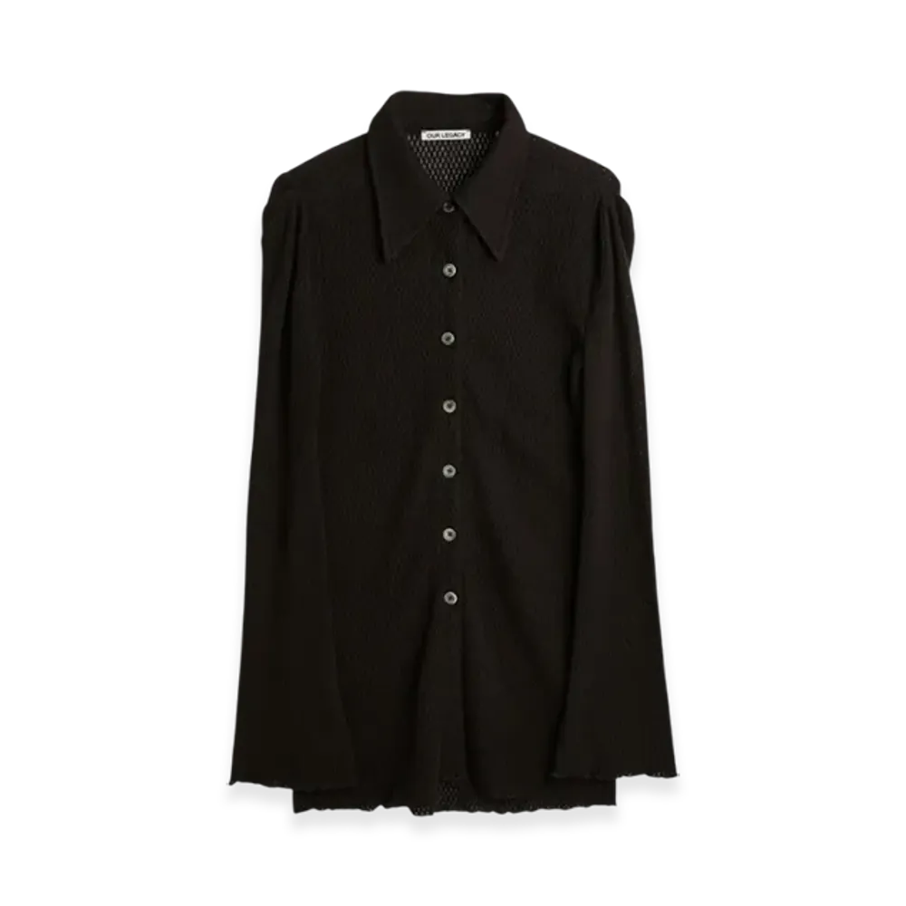 OUR LEGACY Women's Hollow Shirt Sparse Cotton "Brown"
