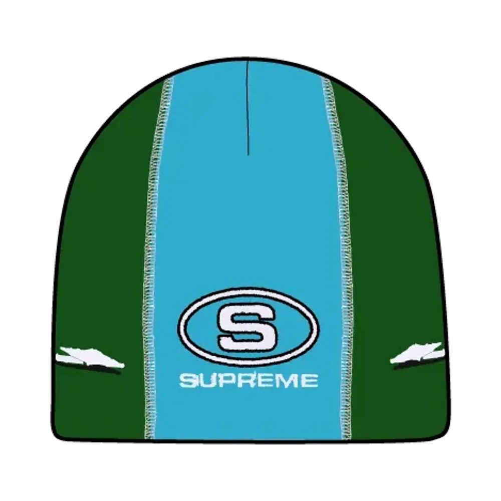 Supreme Racing Panel Beanie "Green"