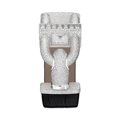 Van Cleef & Arpels Cadenas watch "18K White gold/Diamond"