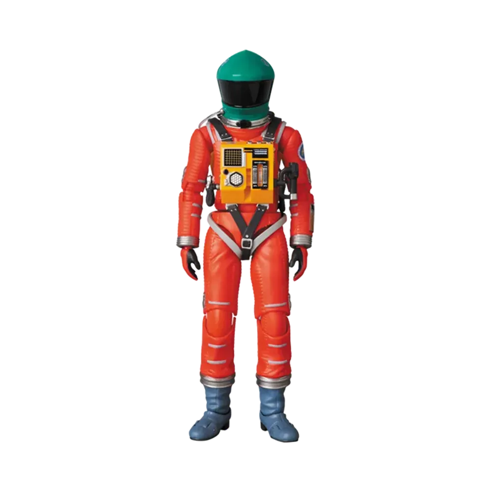 MEDICOM TOY "MAFEX No.110" -001: a sapce odyssey- Space Suit Green Helmet & Orange Suit Ver.