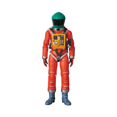 MEDICOM TOY "MAFEX No.110" -001: a sapce odyssey- Space Suit Green Helmet & Orange Suit Ver.