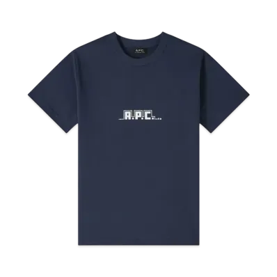 A.P.C. Snake T-Shirts "Dark Navy"
