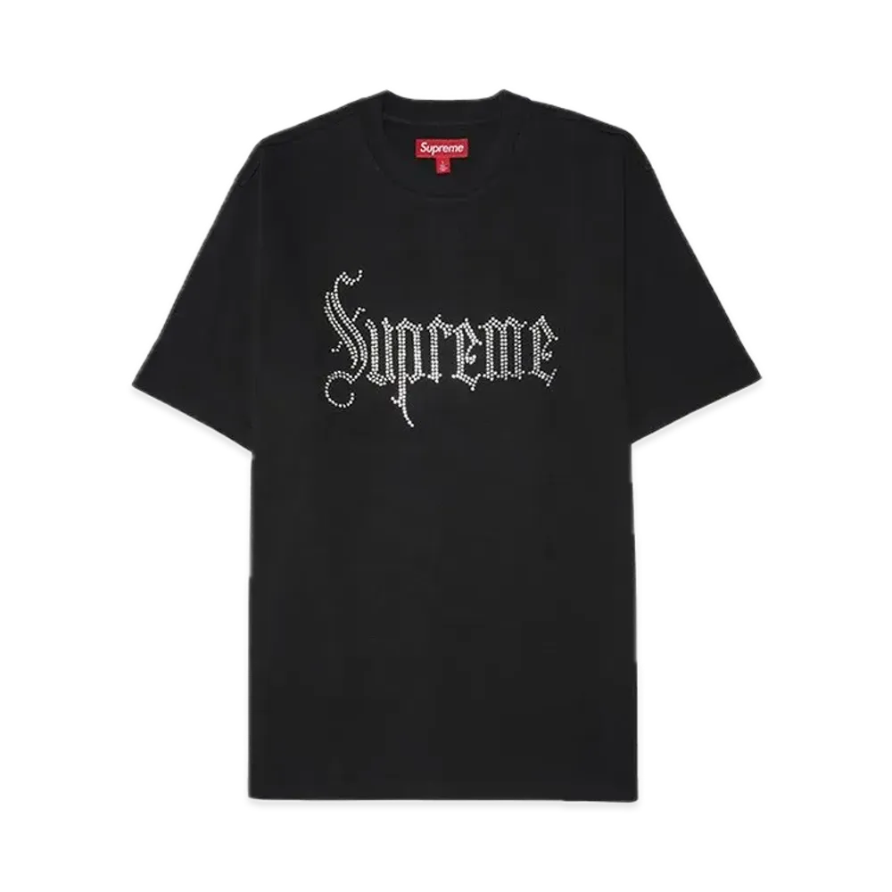 Supreme Rhinestone S/S Top "Black"