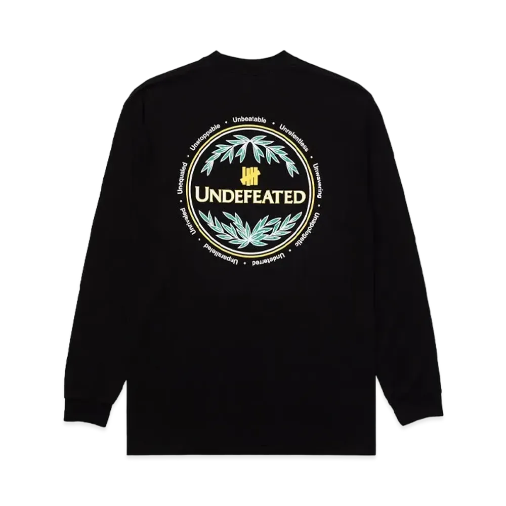 UNDEFEATED LAUREL L/S TEE - 80268 "Black"