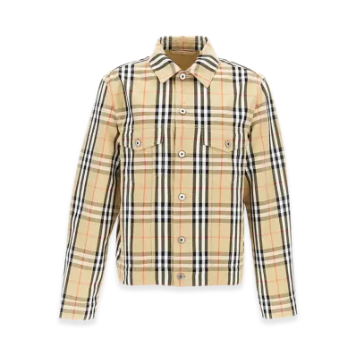 Burberry Check Jacket "Beige"