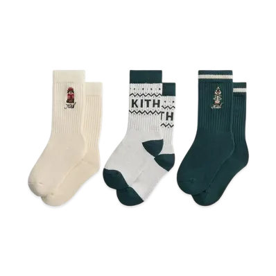 Kithmas Kids Classic 3-Pack Socks "Multi"