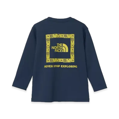 The North Face Kids Toddler Long Sleeve TNF Be Free Graphic Tee "Urban Navy"