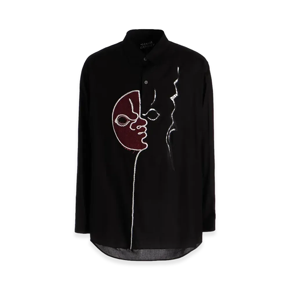 Ground Y x Taro Okamoto Cutwork Shirts "Tower of the Sun" "Black"