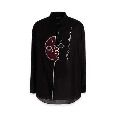 Ground Y x Taro Okamoto Cutwork Shirts "Tower of the Sun" "Black"