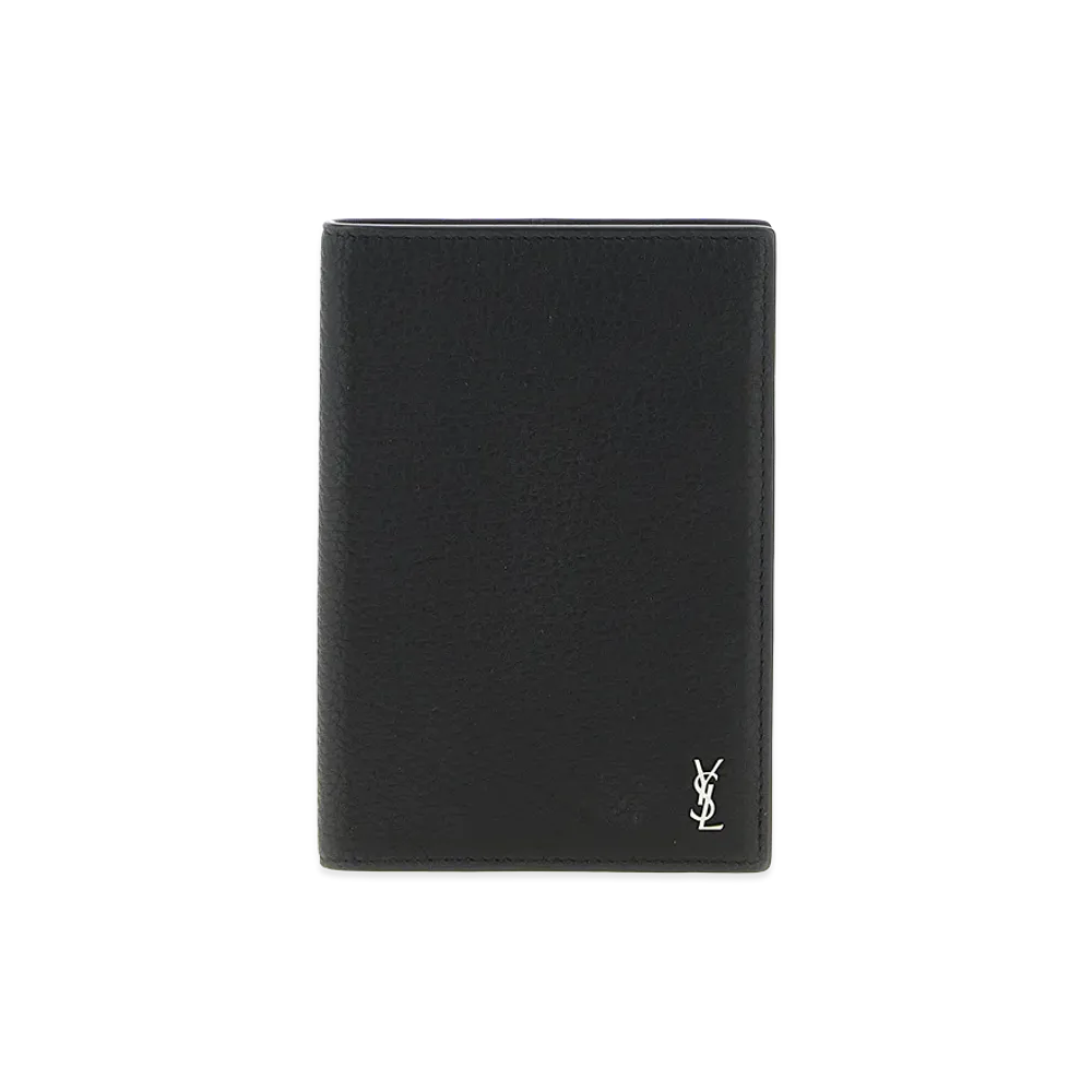 Saint Laurent 'Tiny Cassandre' Passport Holder "Black"