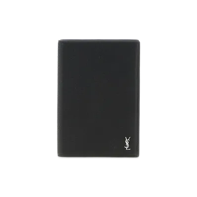 Saint Laurent 'Tiny Cassandre' Passport Holder "Black"
