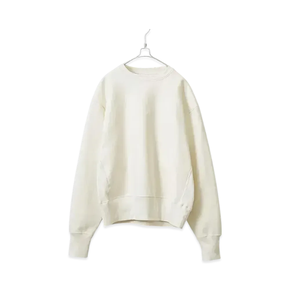 Healthknit Rocker Weight Crew Neck Sweatshirt "Ivory"