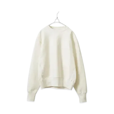 Healthknit Rocker Weight Crew Neck Sweatshirt "Ivory"