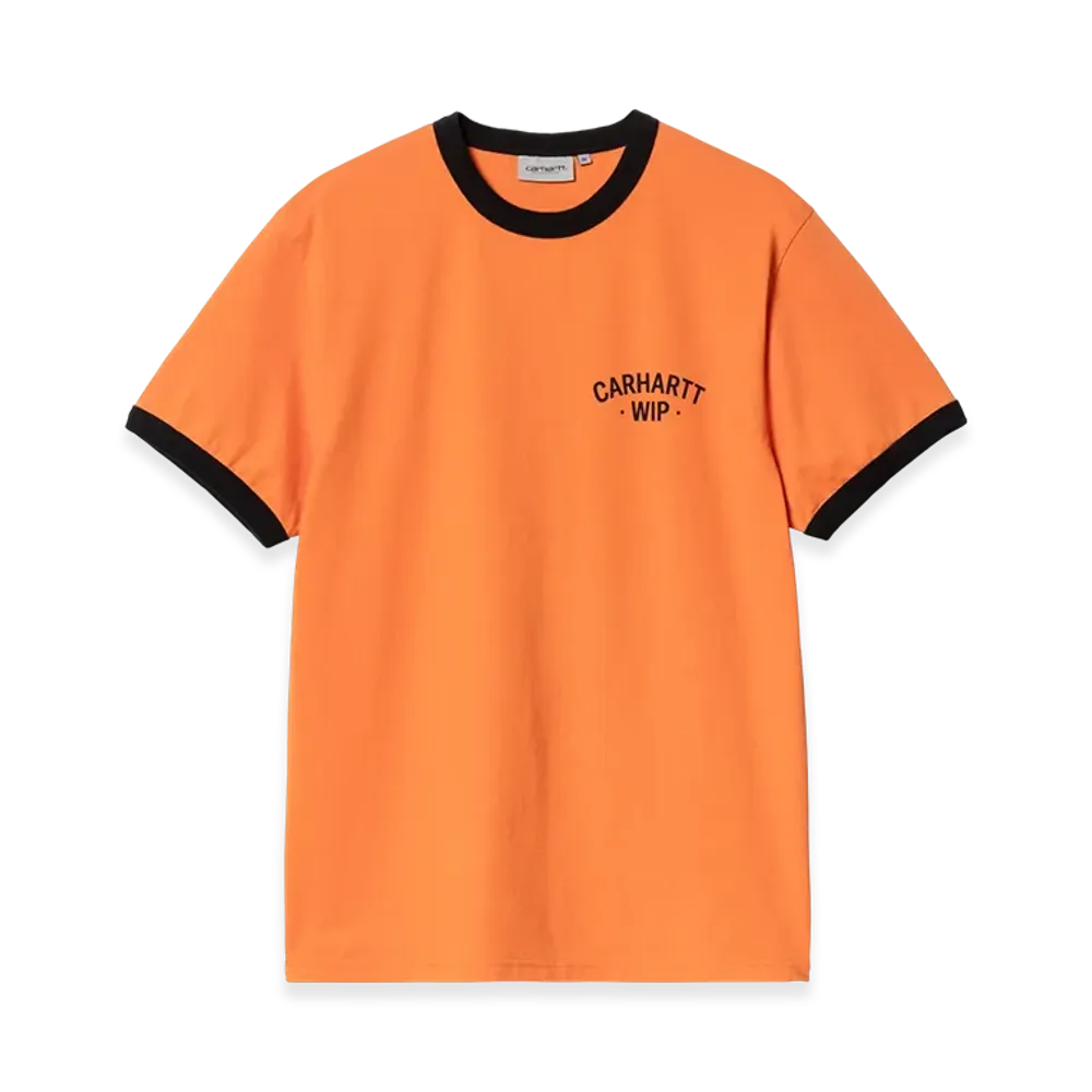 Carhartt WIP S/S 89 Ringer T-Shirt "Pumpkin/Black"