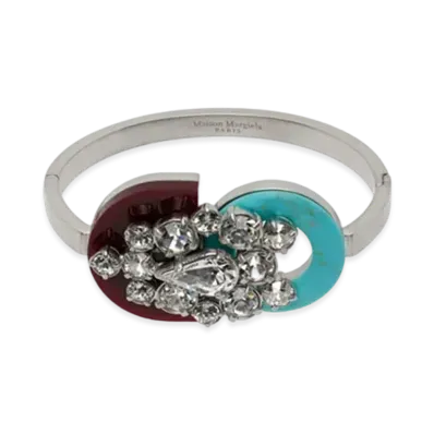 Maison Margiela Rhinestone Bracelet "Brushed Palladio"