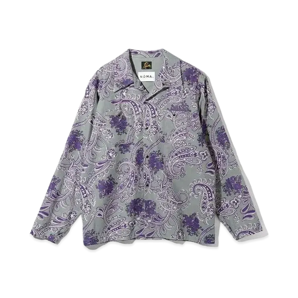 Needles x NOMA t.d. Cowboy One-Up Shirt - Paisley Pt. "Gray"