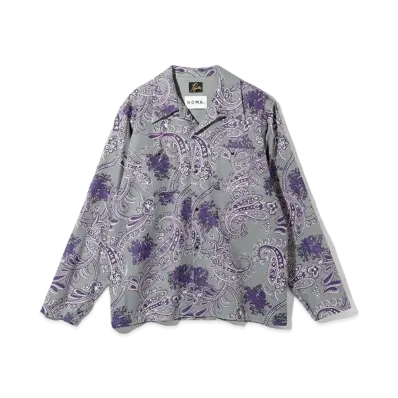 Needles x NOMA t.d. Cowboy One-Up Shirt - Paisley Pt. "Gray"