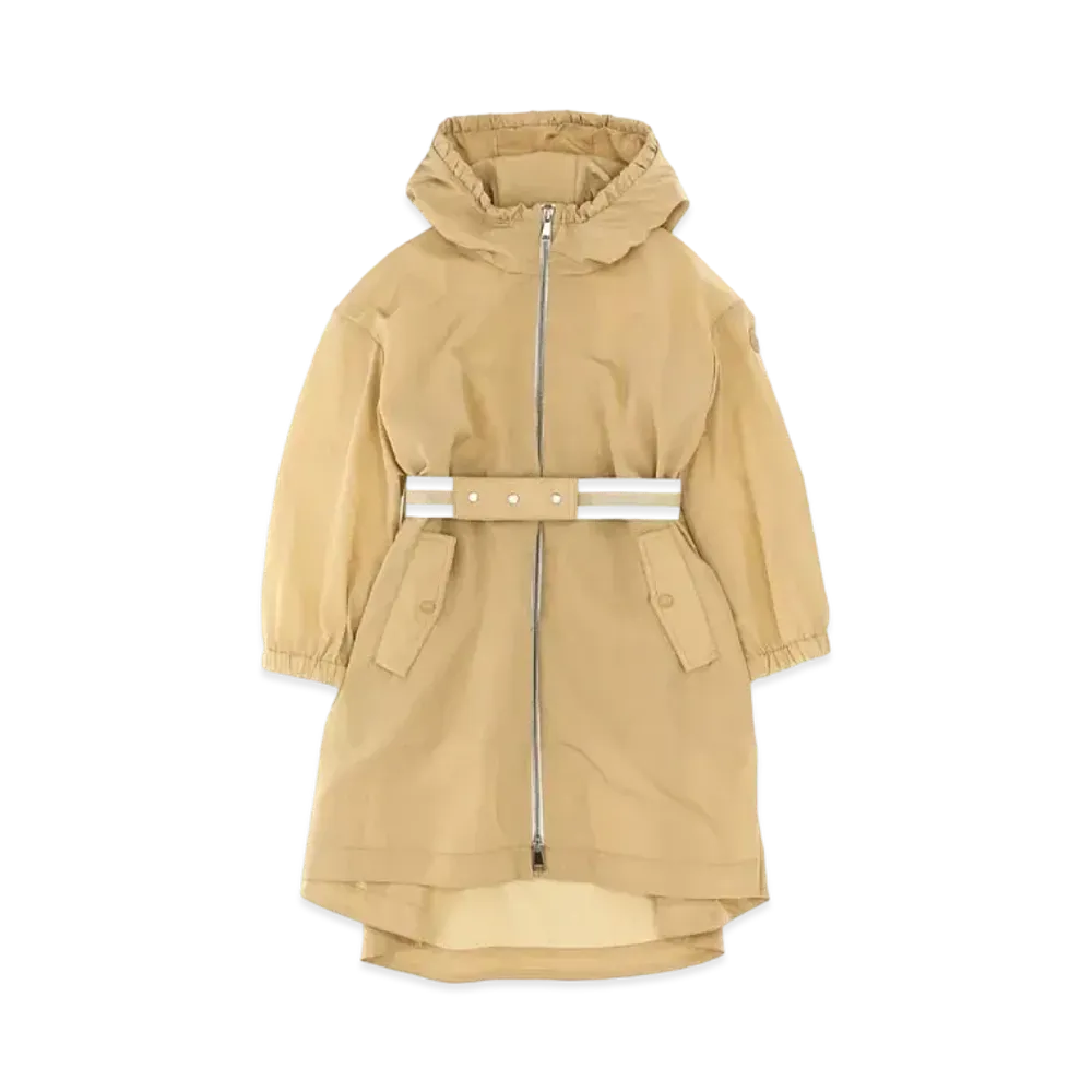 MONCLER  Aloysha Long Nylon Jacket "Beige"