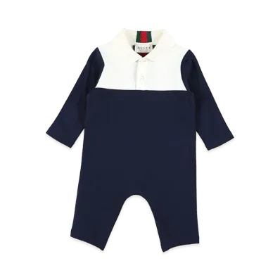 GUCCI Kids Dresses "Navy/White"