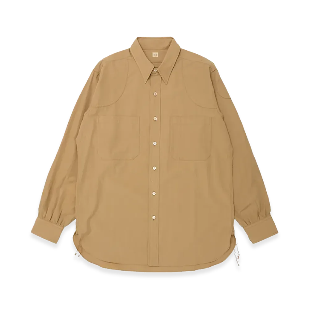 T.T Taiga Takahashi Lot.120 Letter Carrier Shirt "Beige"