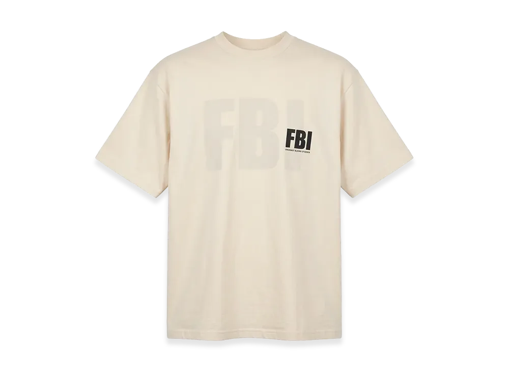 BALENCIAGA FBI Oversized T-Shirt "Beige"