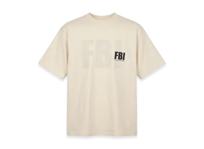 BALENCIAGA FBI Oversized T-Shirt "Beige"