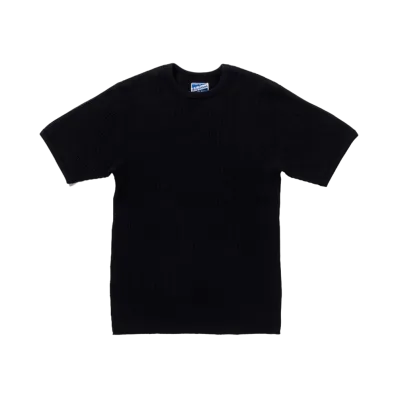THE REAL McCOY'S Waffle Thermal Shirt S/S "Black"