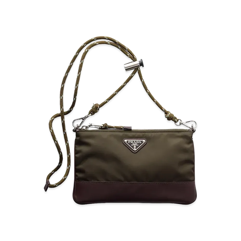PRADA Speed Lock Re-Nylon Smartphone Case "Camouflage Green"