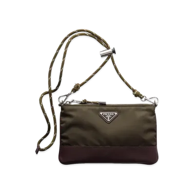 PRADA Speed Lock Re-Nylon Smartphone Case "Camouflage Green"