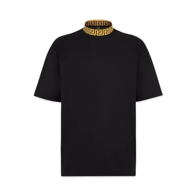 FENDI x Versace Fendace Black Jersey T-Shirt "Black"