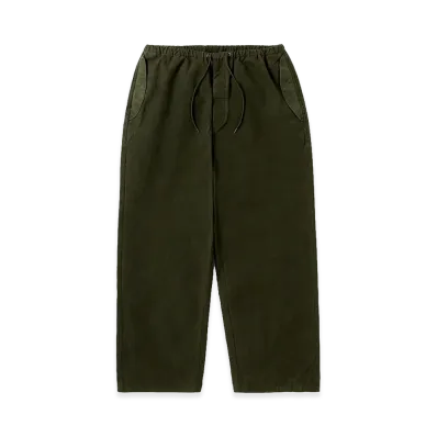 A.PRESSE Vintage Cotton Silk Oiled Tent Cloth M-51 Over Pants "Olive"