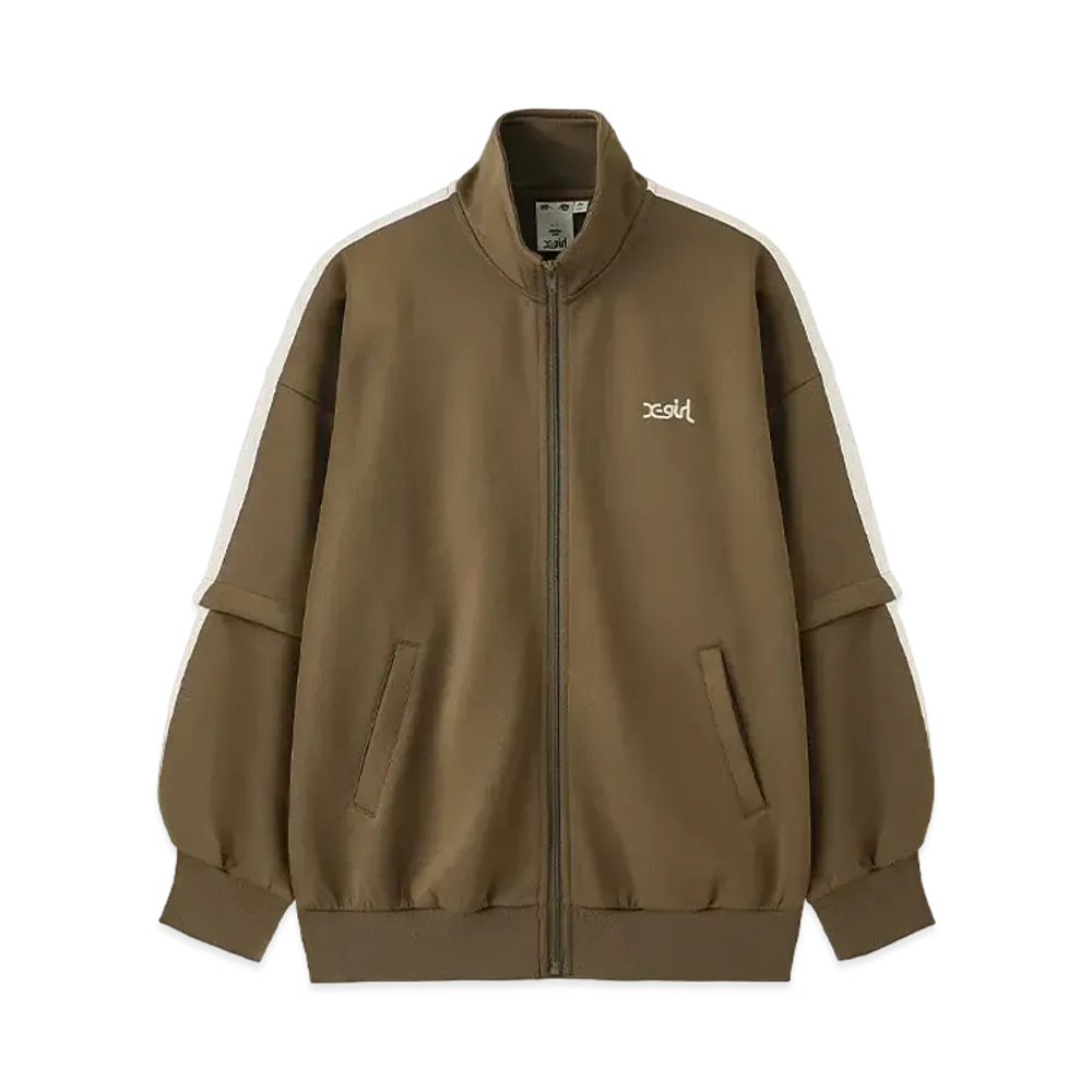 X-Girl 2Way Jersey Track Jacket "Brown"