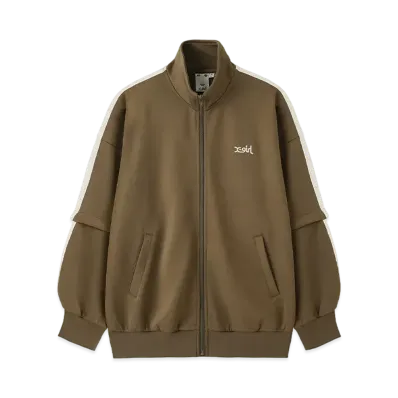 X-Girl 2Way Jersey Track Jacket "Brown"