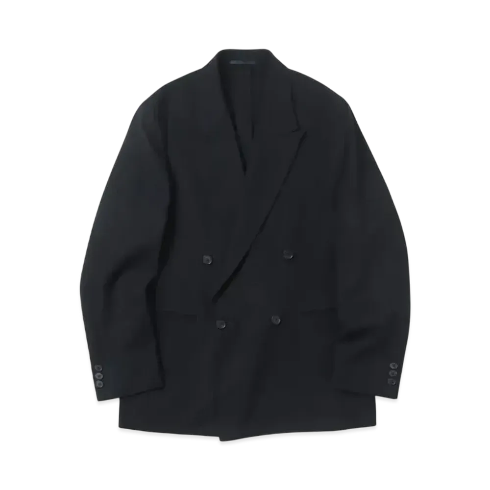 A.PRESSE Double Breasted Jacket "Black"
