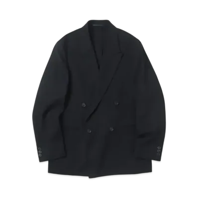 A.PRESSE Double Breasted Jacket "Black"