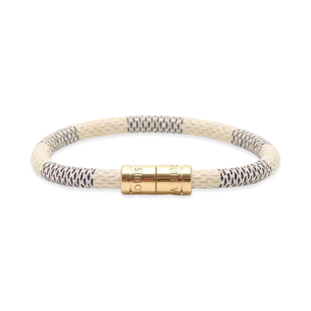 Louis Vuitton Keep It Bracelet Damier Azur