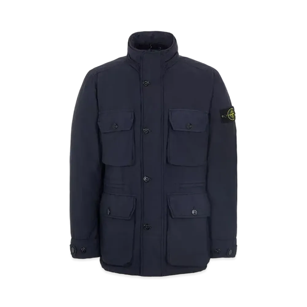 Stone Island 43032 NASLAN LIGHT WATRO WITH PRIMALOFT-TC "Ink Blue"
