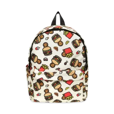 A BATHING APE Baby Milo Medium Backpack "Ivory"