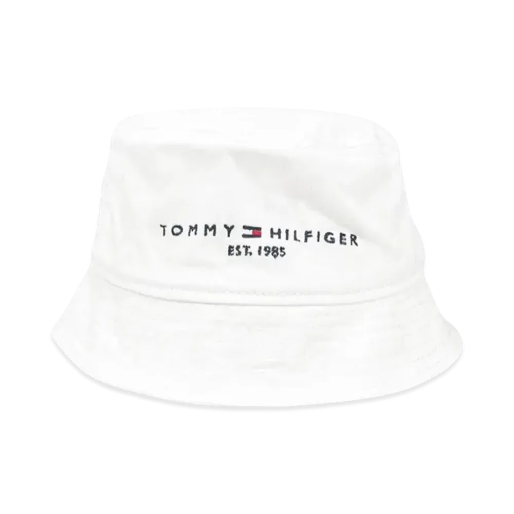 TOMMY HILFIGER Established Bucket Hat "White"