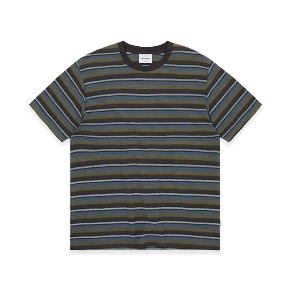 thisisneverthat Inside Out Striped Tee "Olive"
