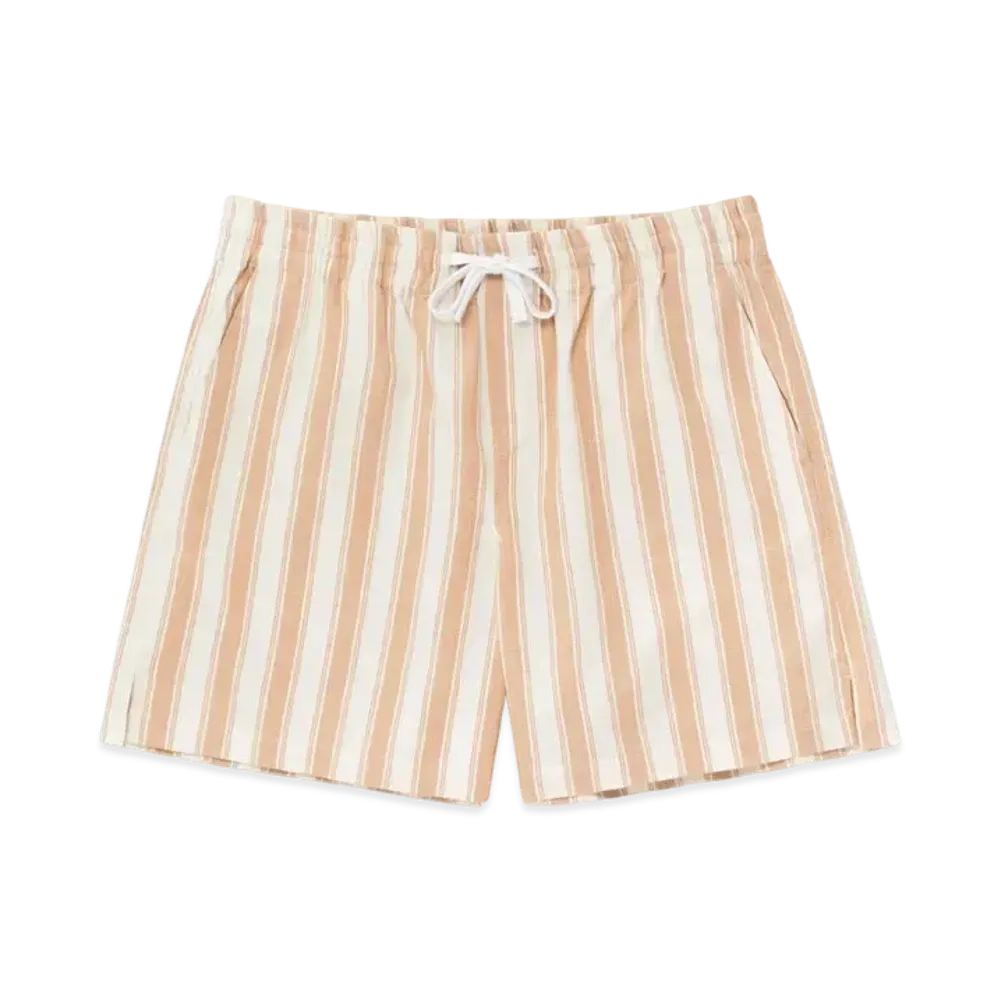 Aime Leon Dore Striped Drawstring Short "Beige"