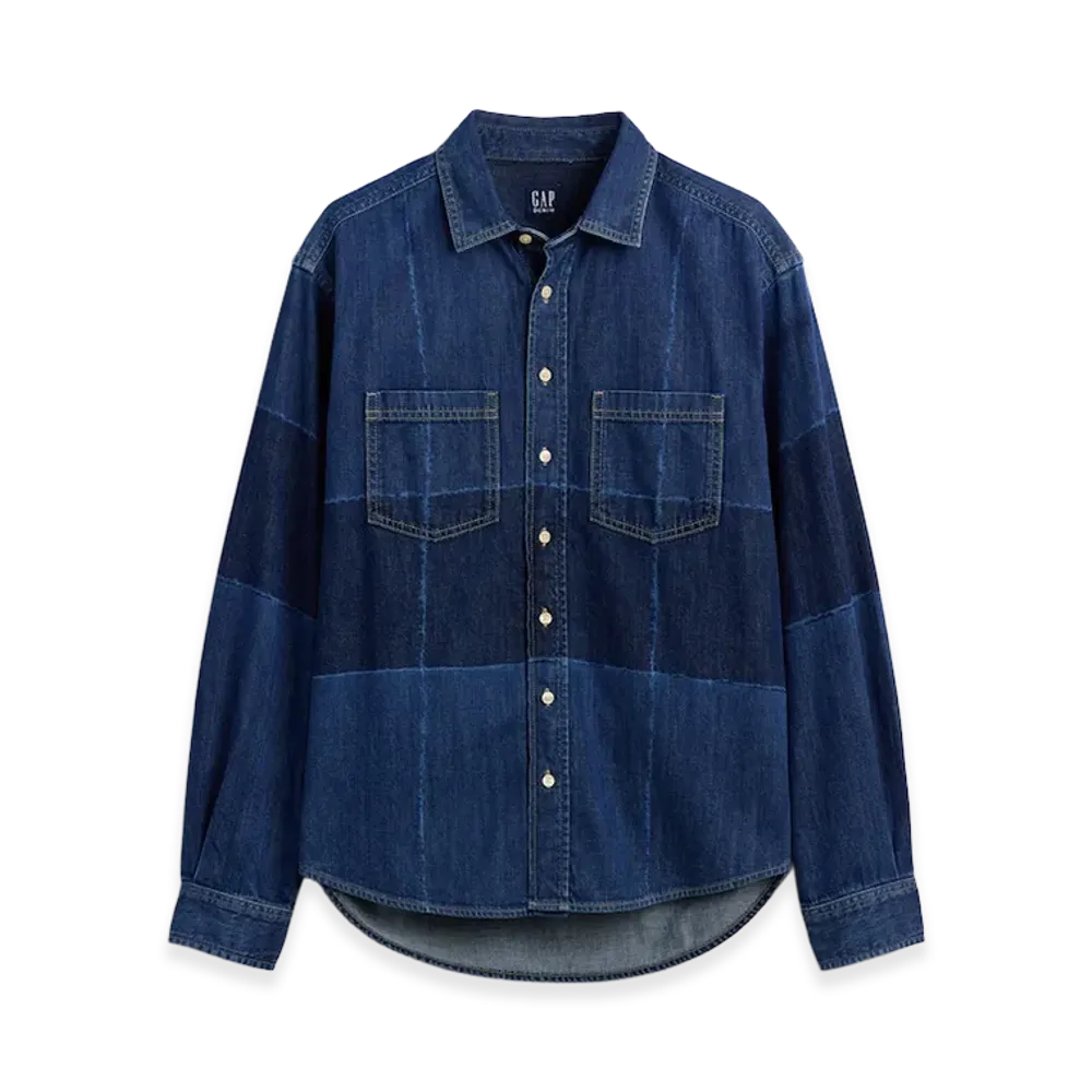 Gap x Sean Wotherspoon Patchwork Denim Overshirt "Denim"