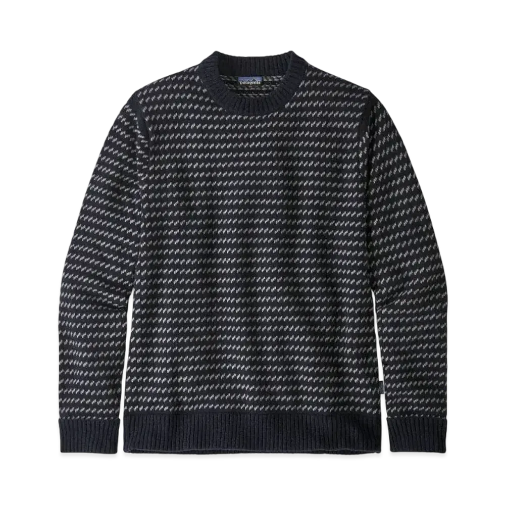 Patagonia Men's Recycled Wool Blend Sweater "Navy"